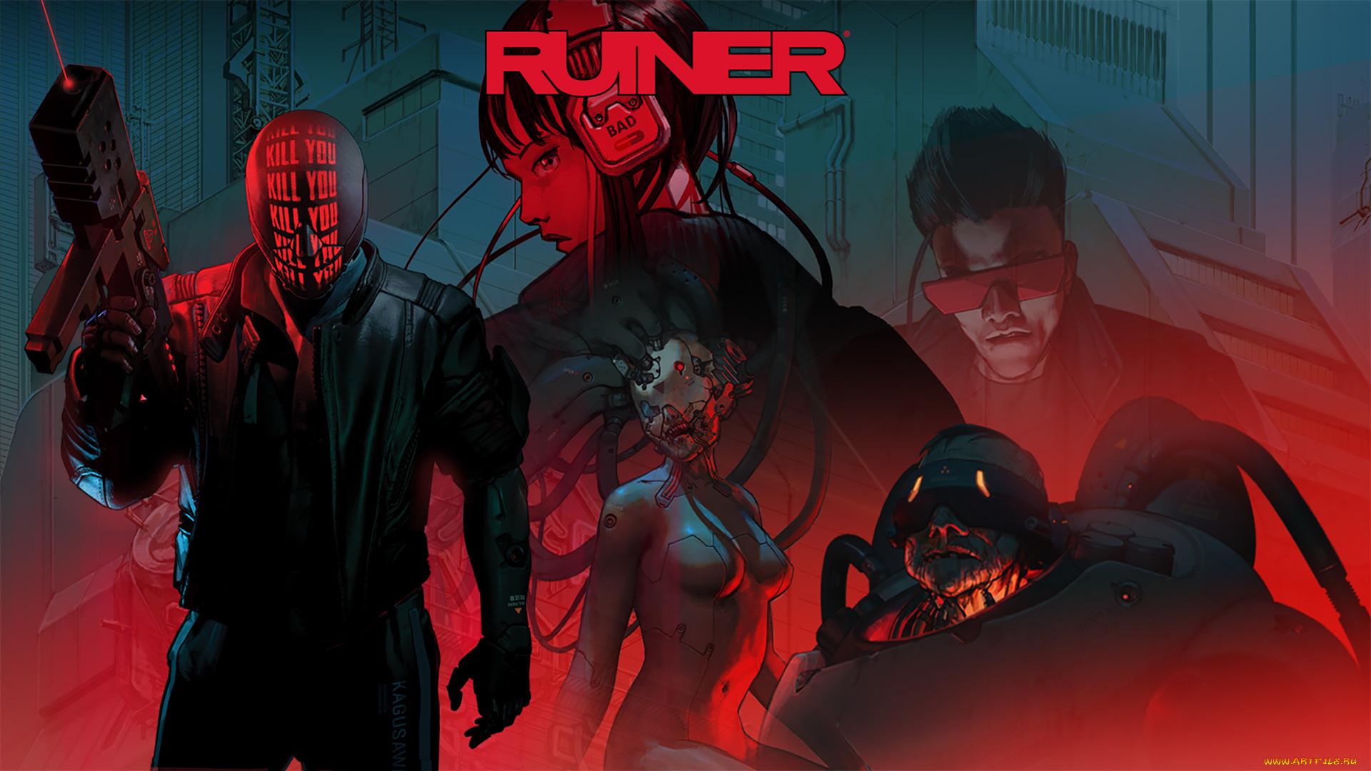 Обои Видео Игры Ruiner, обои для рабочего стола, фотографии видео игры,  ruiner, action, шутер Обои для рабочего стола, скачать обои картинки  заставки на рабочий стол.